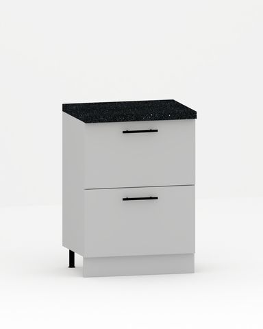 Шафа нижня з 2 ящиками 820х400х440 мм Сірий 458396 фото - купити в MEBLERIA