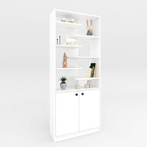 Шкаф Оригинальный 1950х800х300 мм Белый 458026 фото - купить в MEBLERIA
